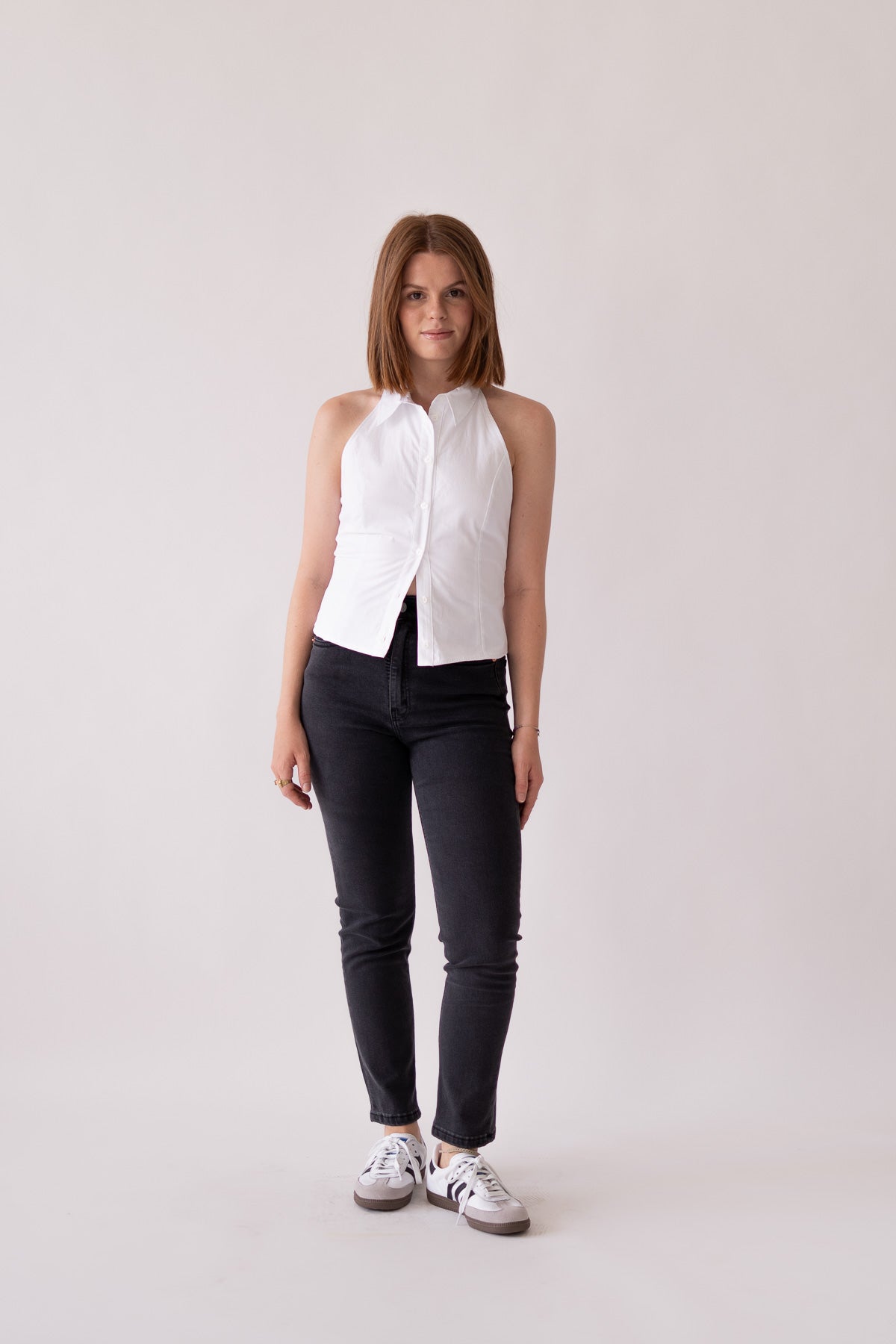 Mom broek – zwart