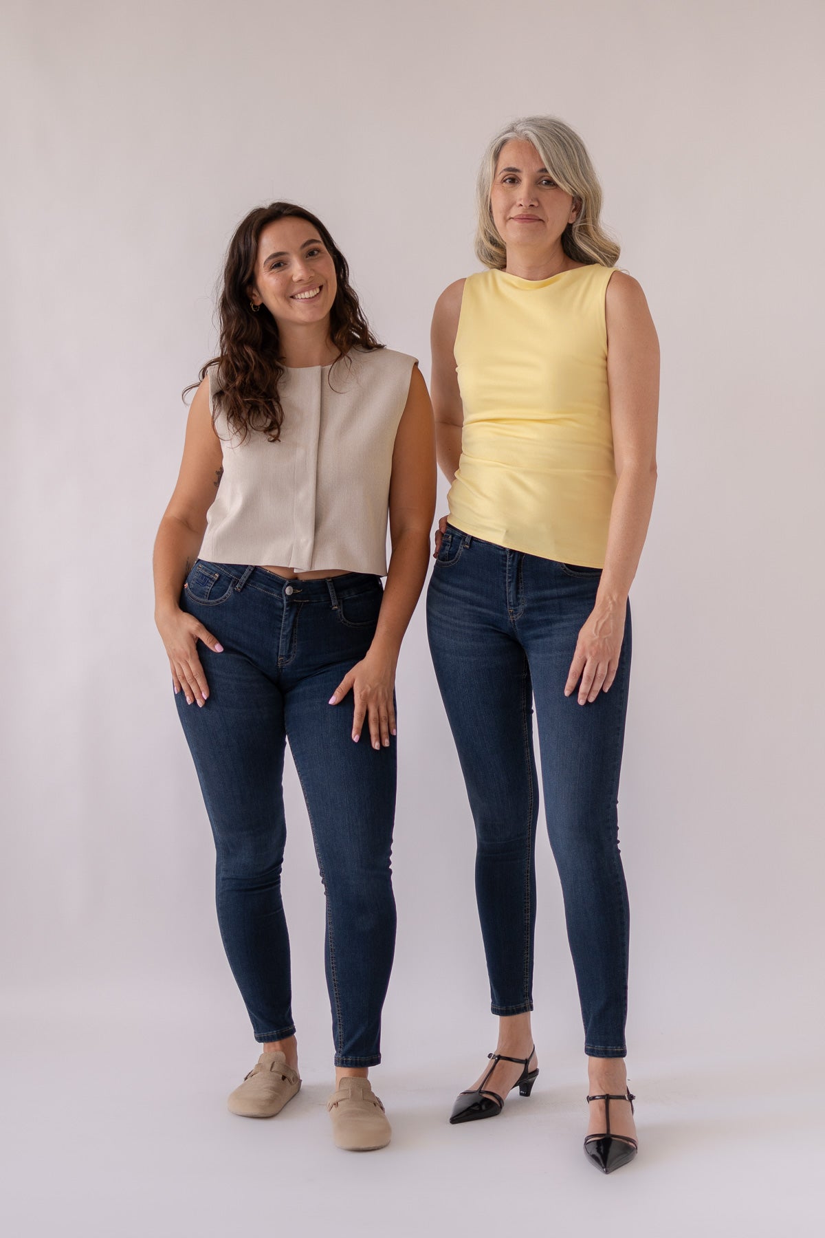 Strakke broek – donkerblauw