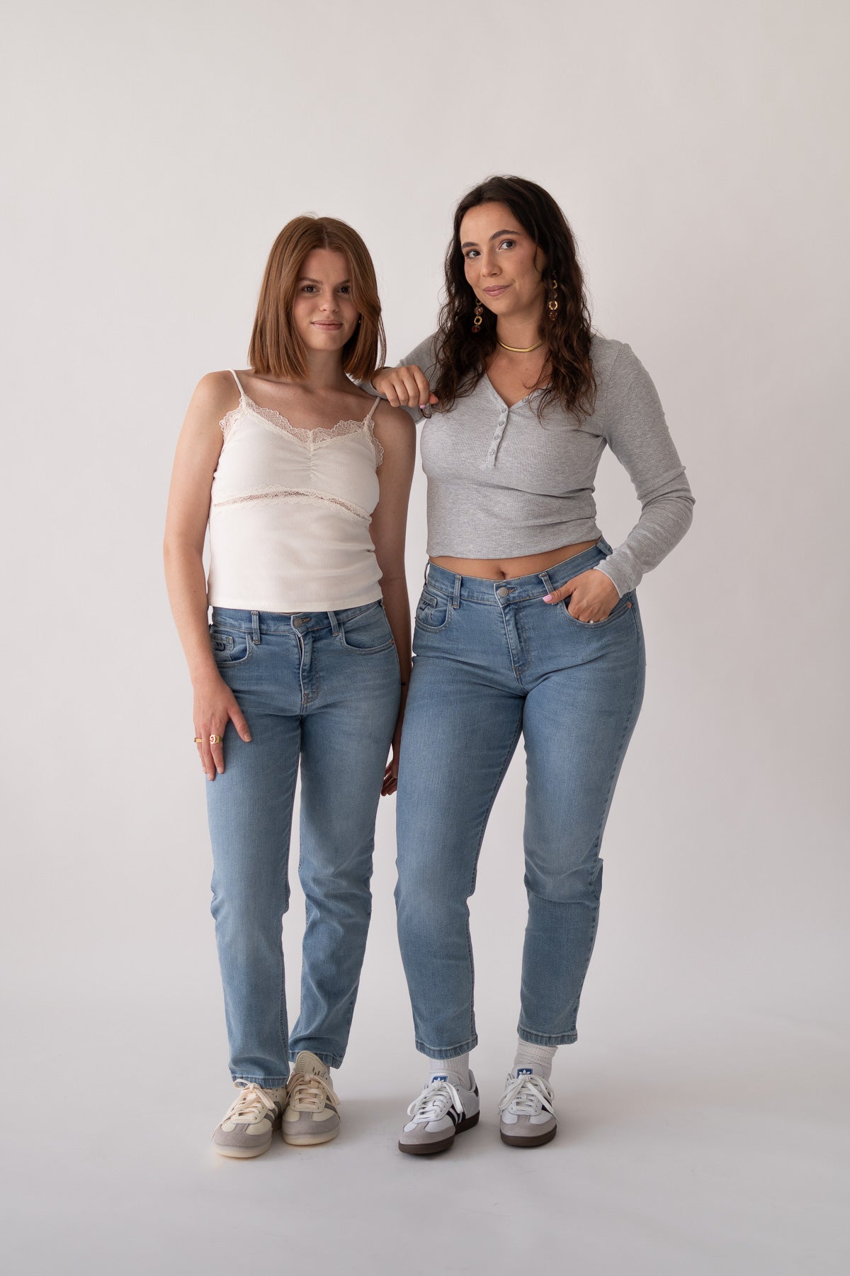 Mom broek – lichtblauw