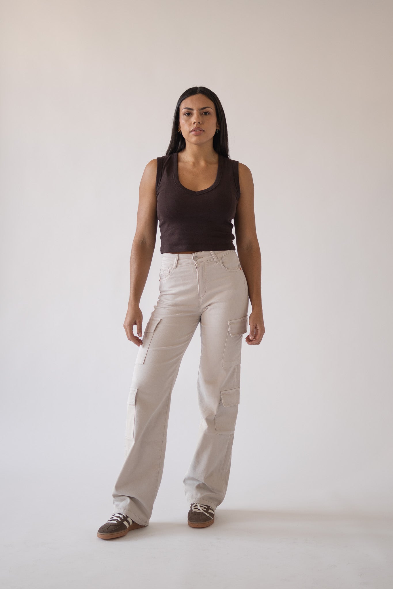 Cargo broek – beige