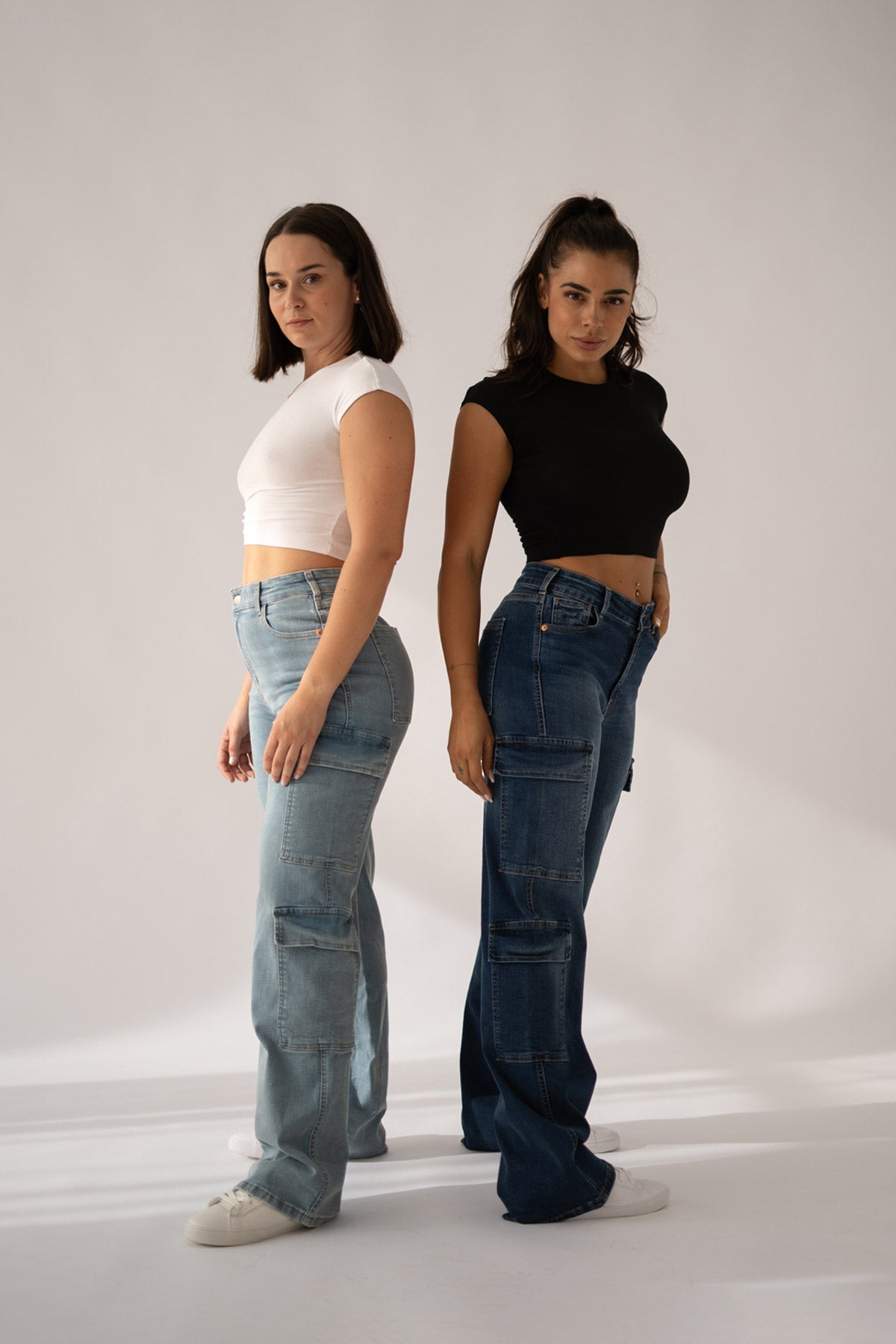 Cargo broek – lichtblauw