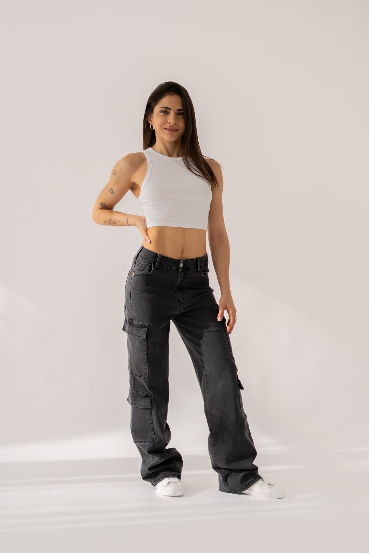 Cargo broek – grijs