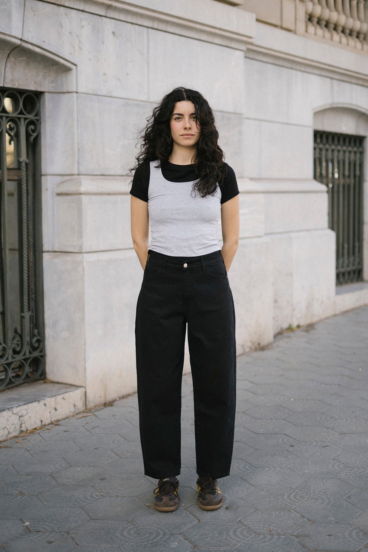 Barrel broek – zwart