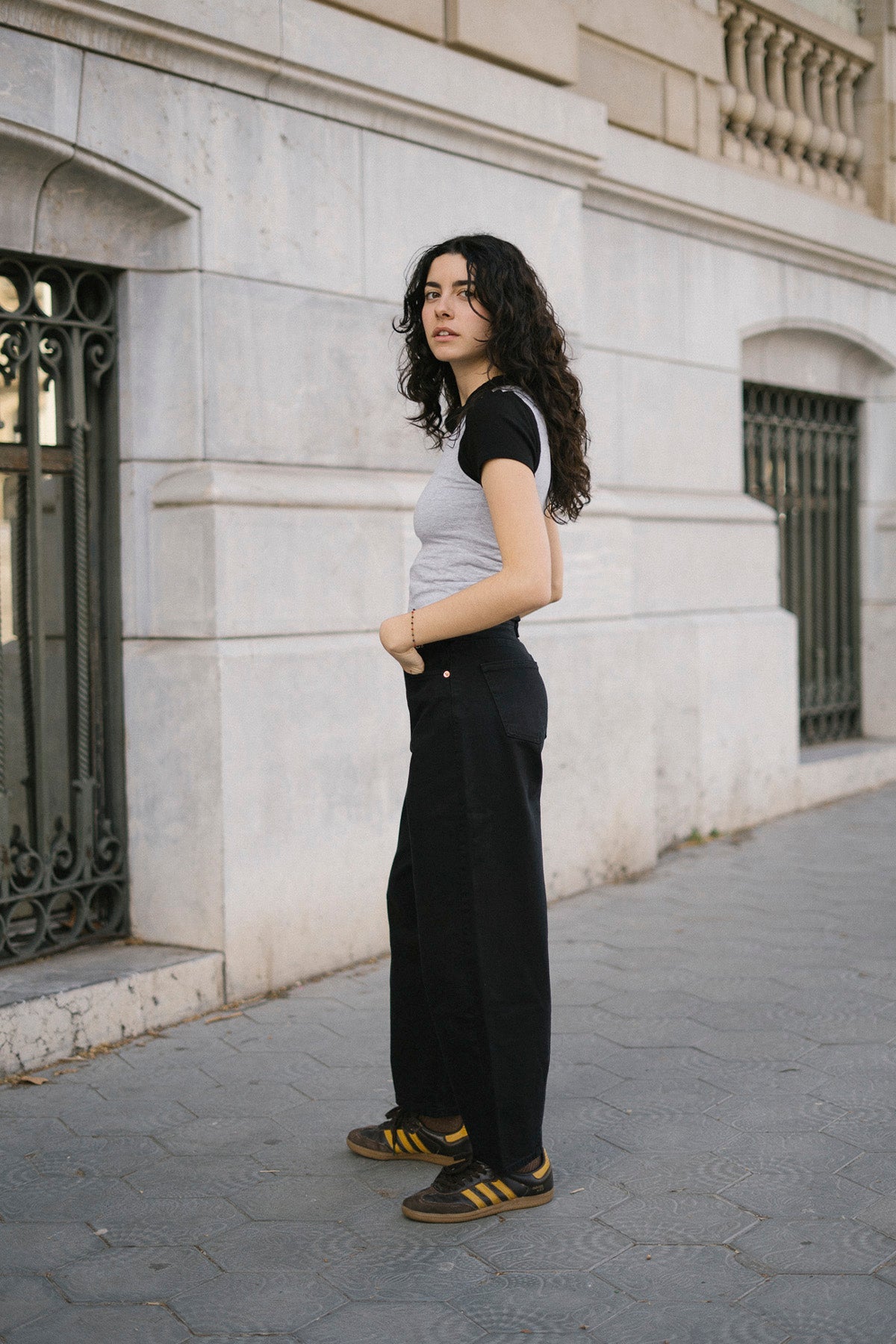 Barrel broek – zwart