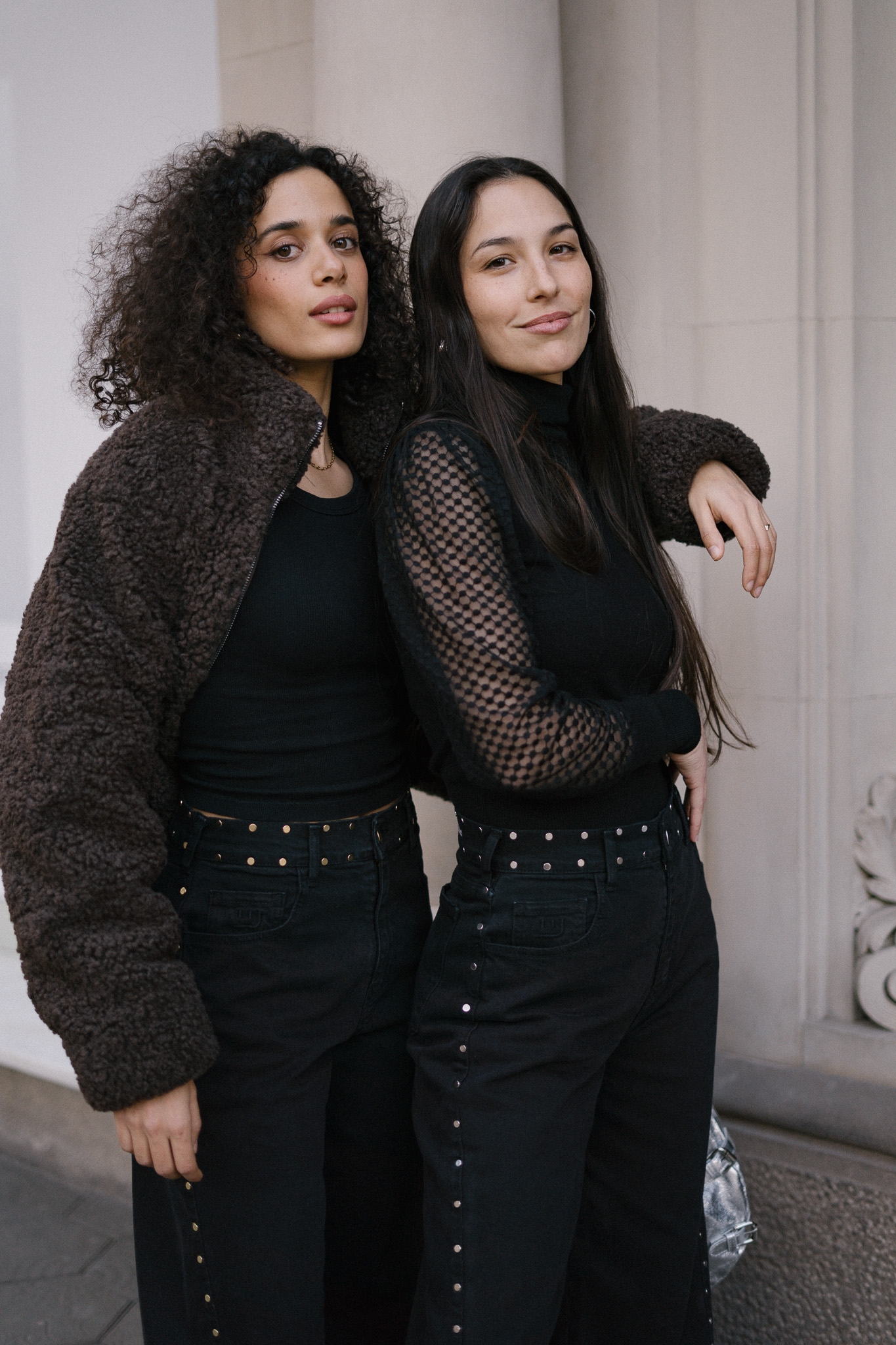 Wijde broek – zwart