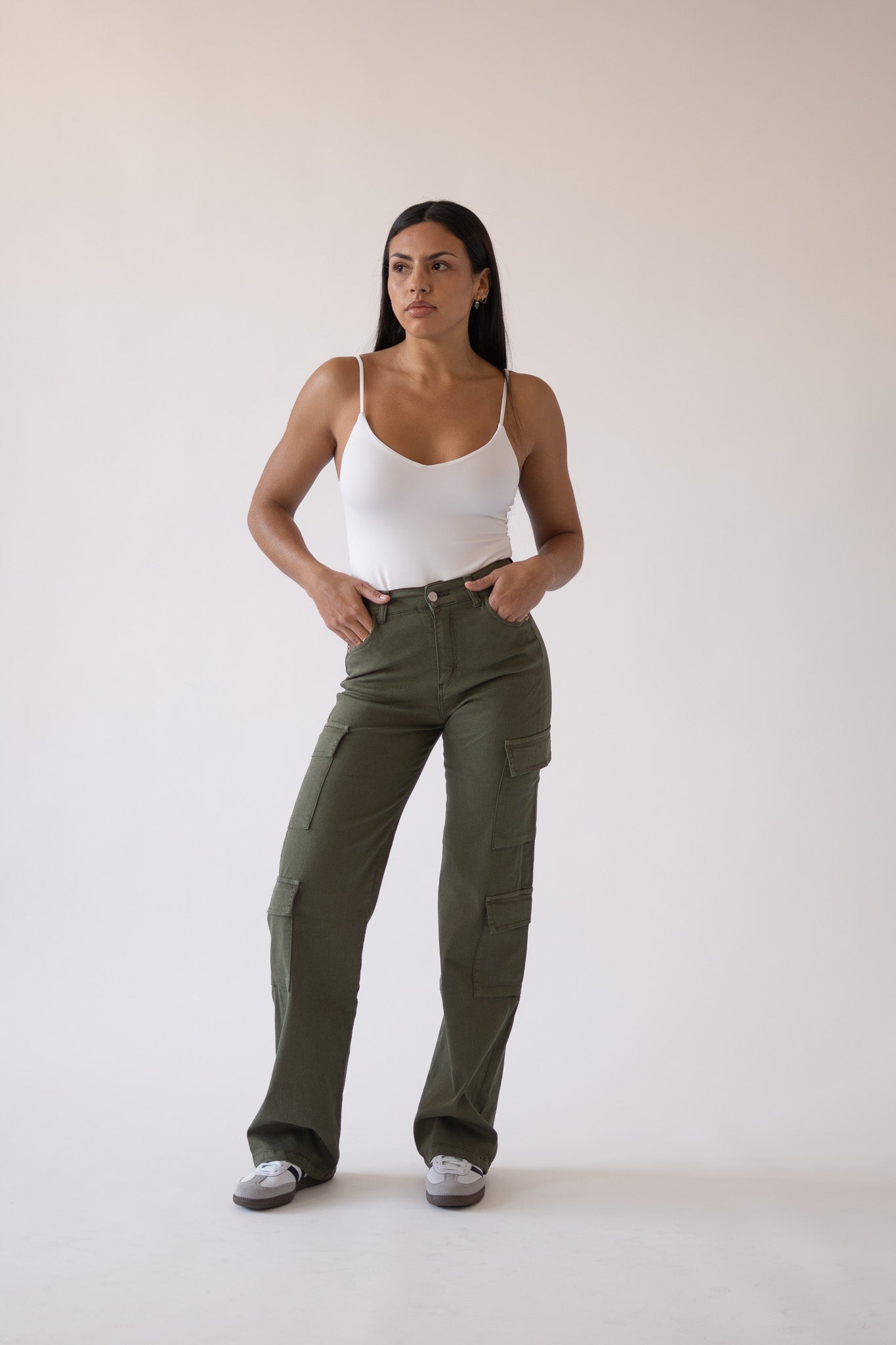 Cargo broek – kaki